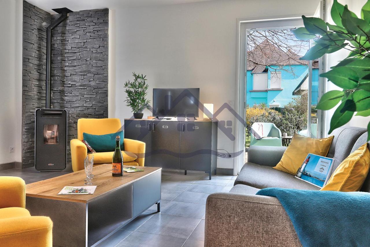 Localise - M33B - Kerbraz, Maison En Duplex Avec Jardin Clos Au Guilvinec - Tout A Pied, Plages, Port, Centre, Commerces, Marche - Wif Inclus - Linge De Lit Inclus 빌라 외부 사진