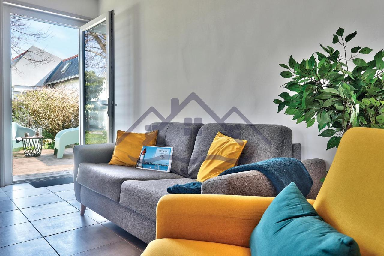 Localise - M33B - Kerbraz, Maison En Duplex Avec Jardin Clos Au Guilvinec - Tout A Pied, Plages, Port, Centre, Commerces, Marche - Wif Inclus - Linge De Lit Inclus 빌라 외부 사진