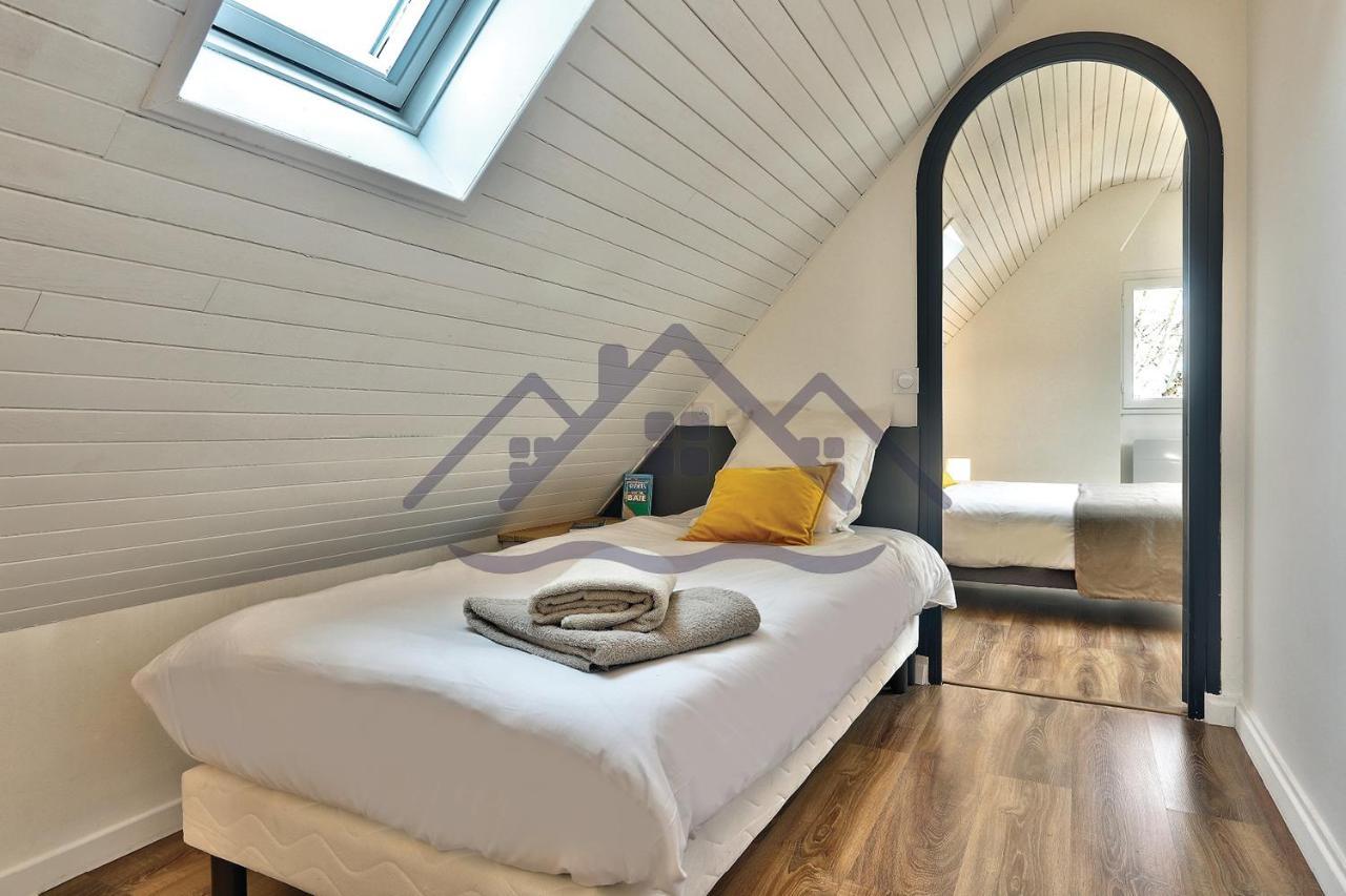 Localise - M33B - Kerbraz, Maison En Duplex Avec Jardin Clos Au Guilvinec - Tout A Pied, Plages, Port, Centre, Commerces, Marche - Wif Inclus - Linge De Lit Inclus 빌라 외부 사진
